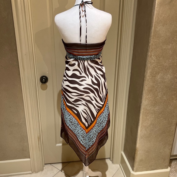 Beautiful dress with zebra print accent - Picture 2 of 10